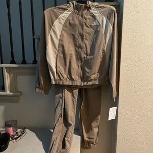 Adidas khaki Jacket & Pants Set